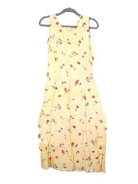 Mix Nouveau Dress Maxi Yellow Floral   Size 6